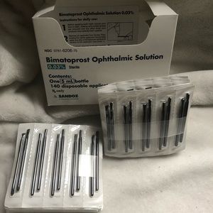 Eyelash growth serum applicators